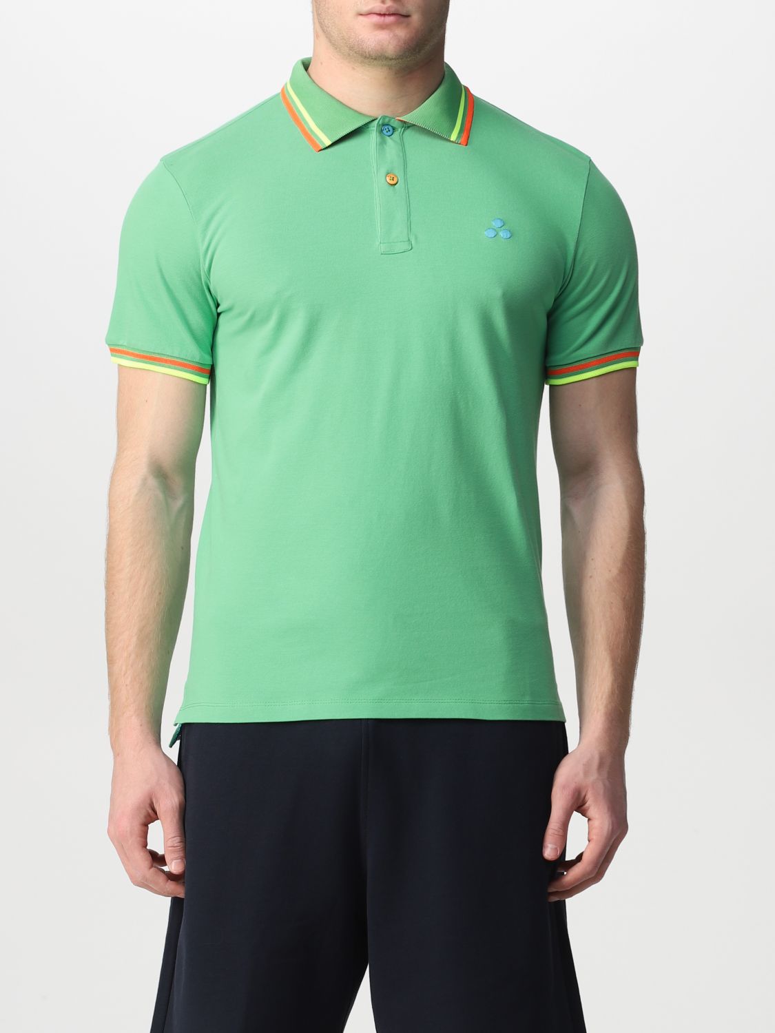 Polo Shirt Men colour Green