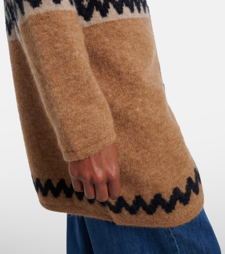 Moscova mohair and wool-blend cardigan