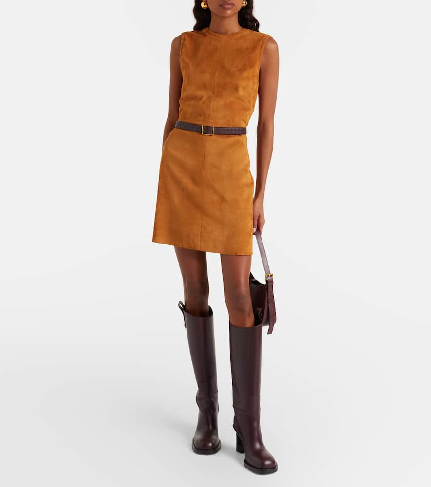 Dollie suede minidress