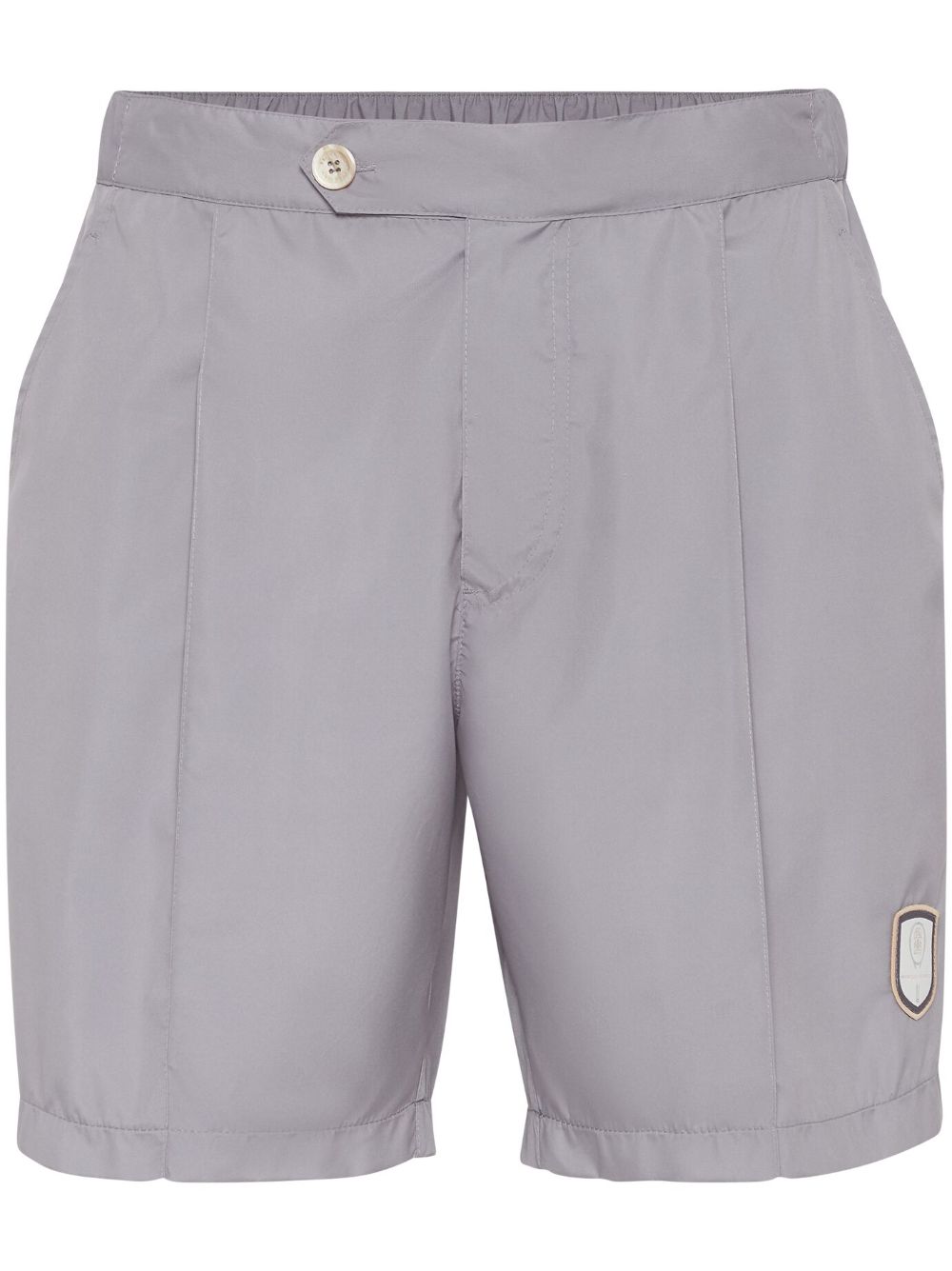 Logo patch bermuda shorts - Grey