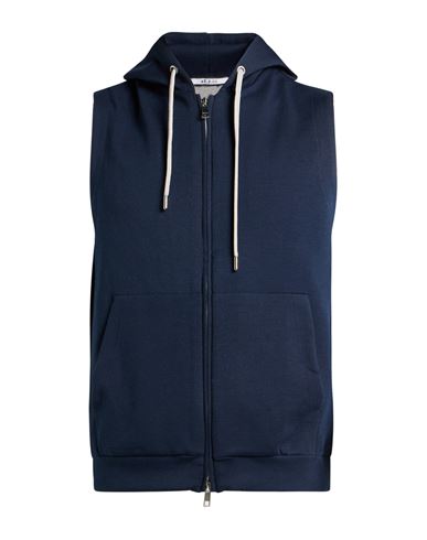 At. p.co Man Sweatshirt Midnight blue Size M Polyester, Viscose, Elastane