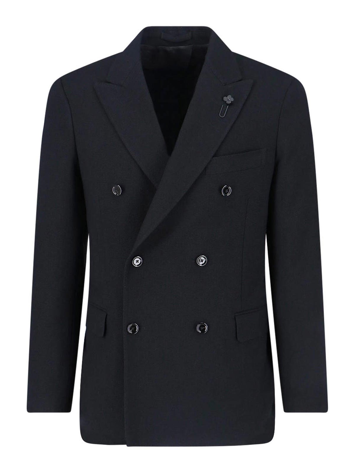 Lardini - tailored blazer double breasted notch lape