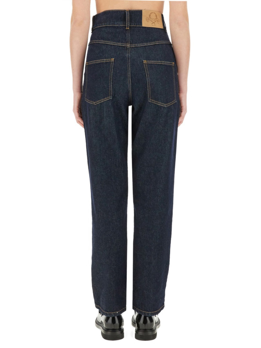 High-waisted Jeans