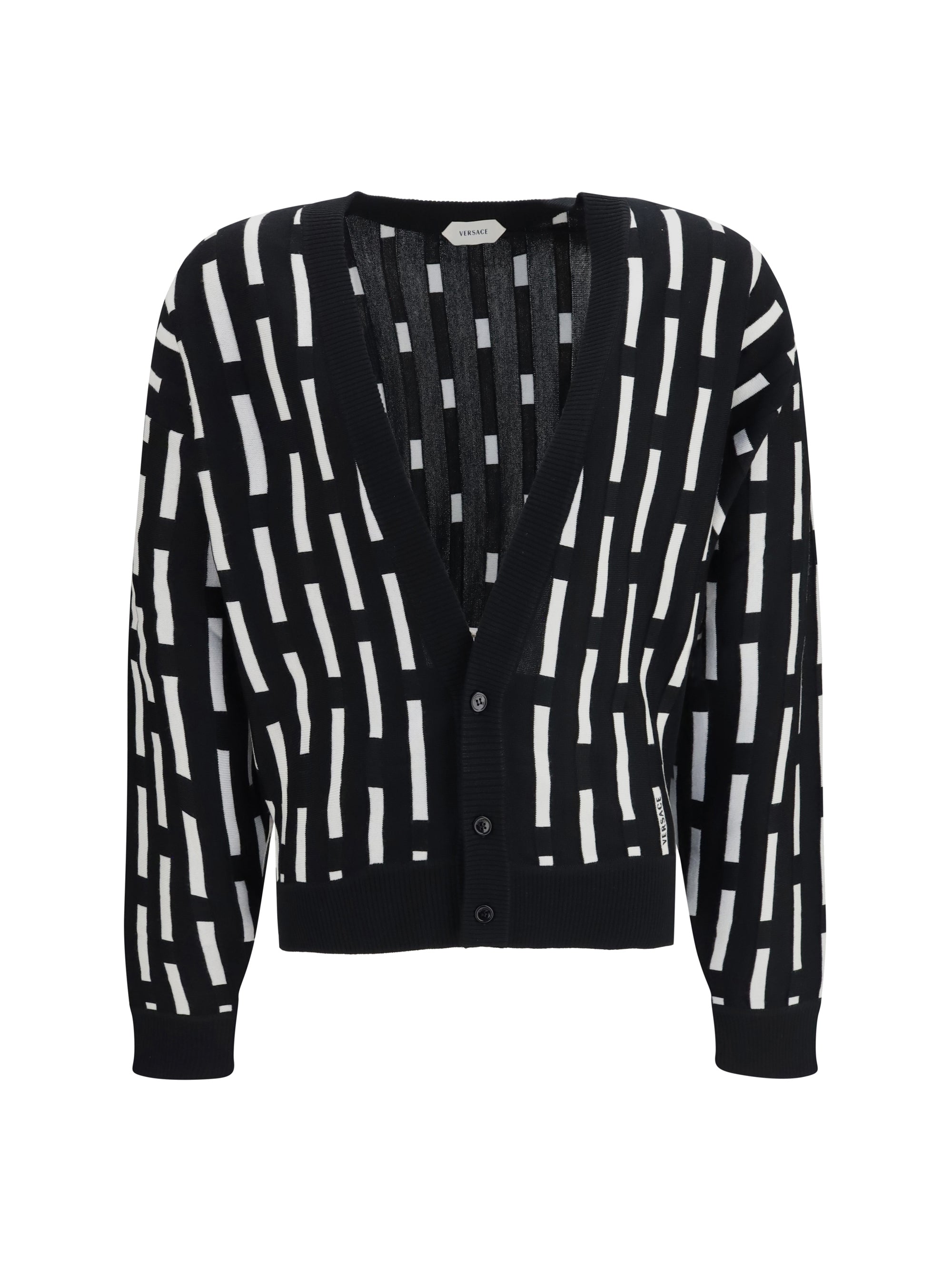 Gianni Dashes Cardigan — Black