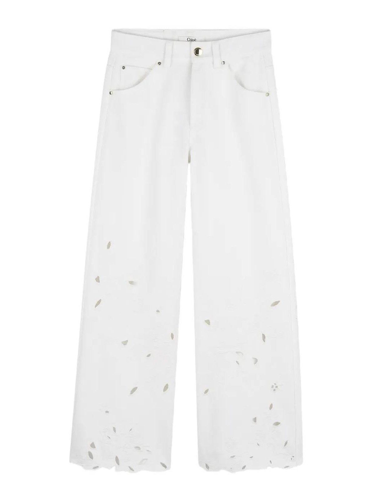 Trousers With Embroidery