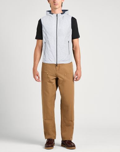 Man Vest Grey Size 40 Cotton