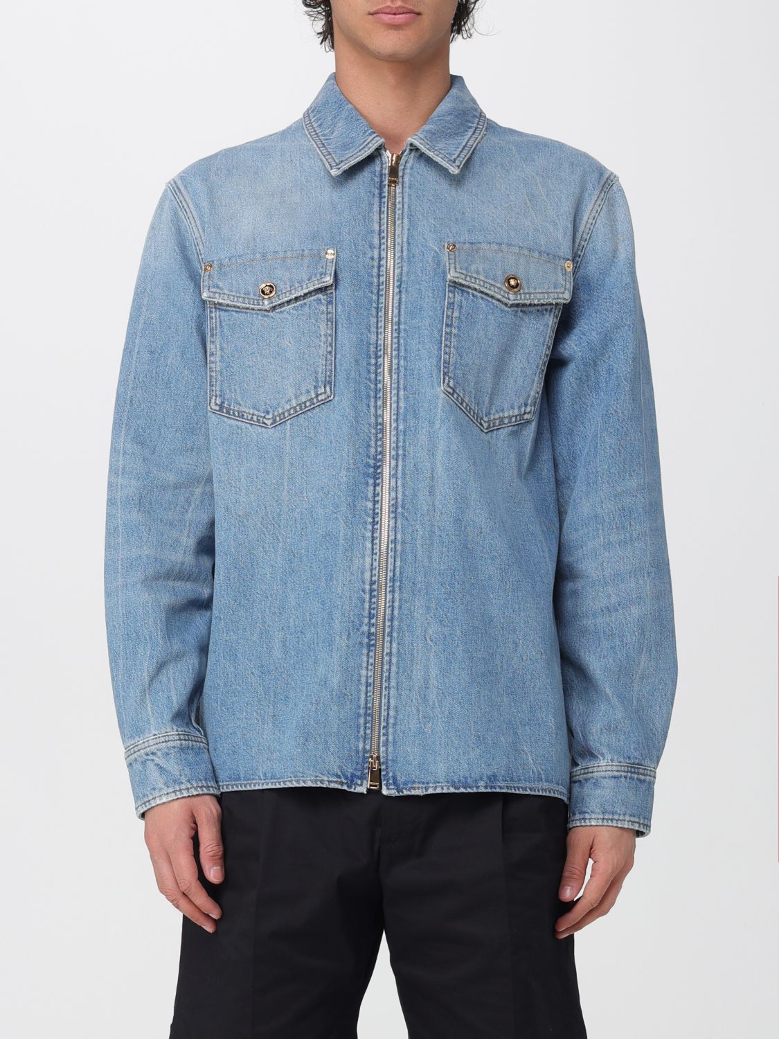 Shirt Men color Blue