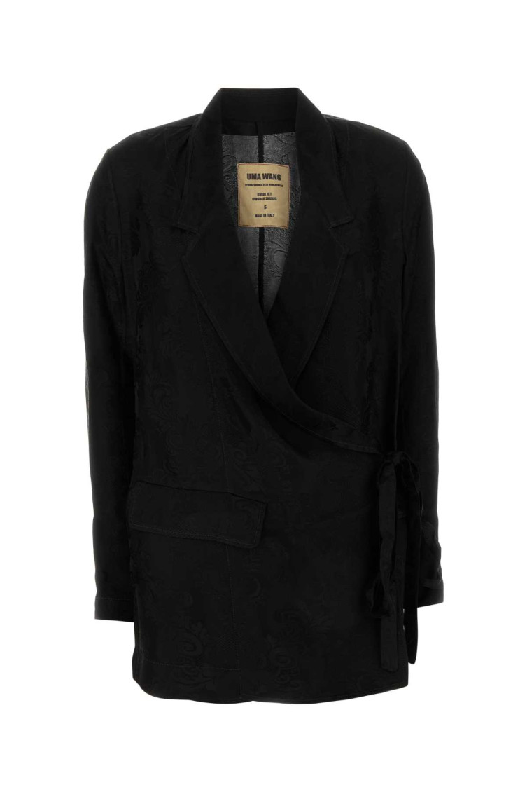 Black Viscose Blend Khloe Blazer
