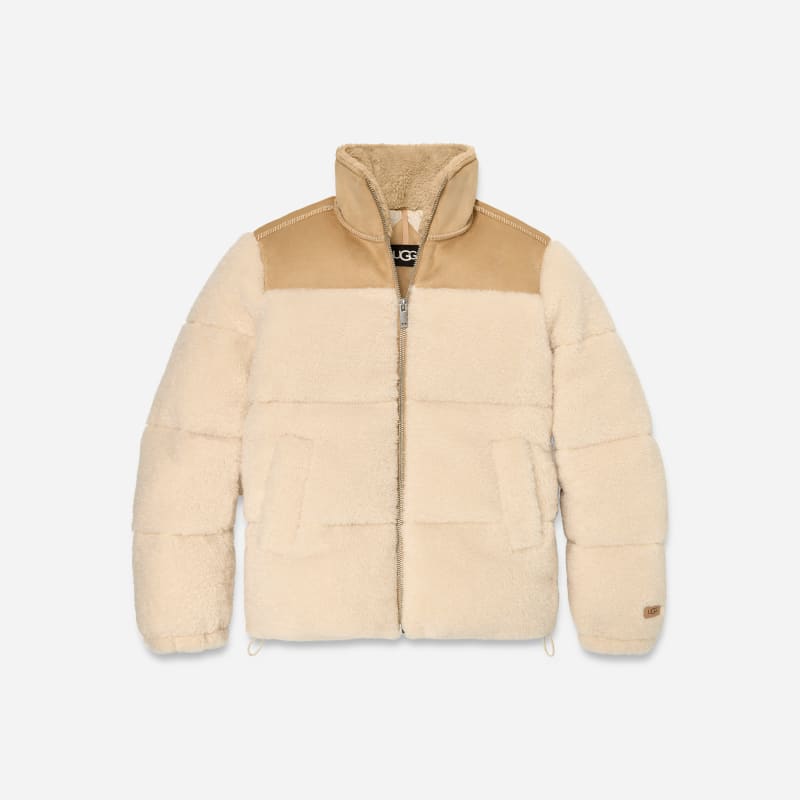 ® Men's Emette ®fluff Puffer Jacket Fleece in Natural/Sand