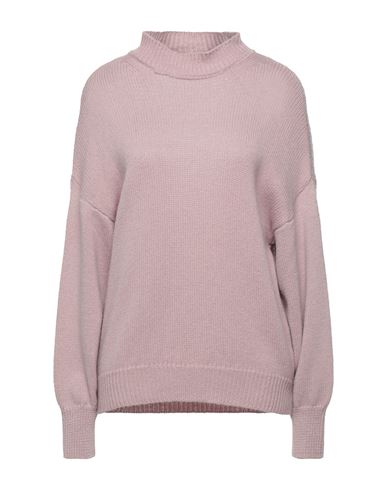 N. o.w. Andrea Rosati Cashmere Woman Turtleneck Blush Size M Cashmere