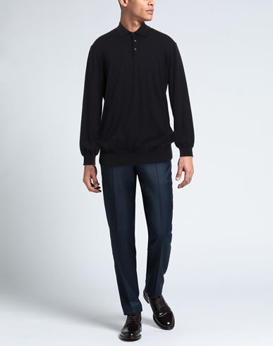 Heritage Man Sweater Navy Size 46 Merino Wool