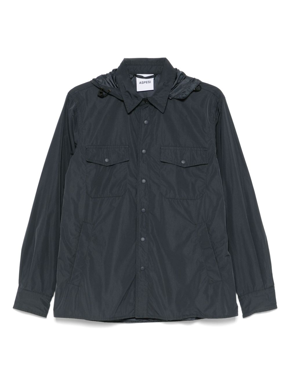 Lightweight hooded jacket - Blue