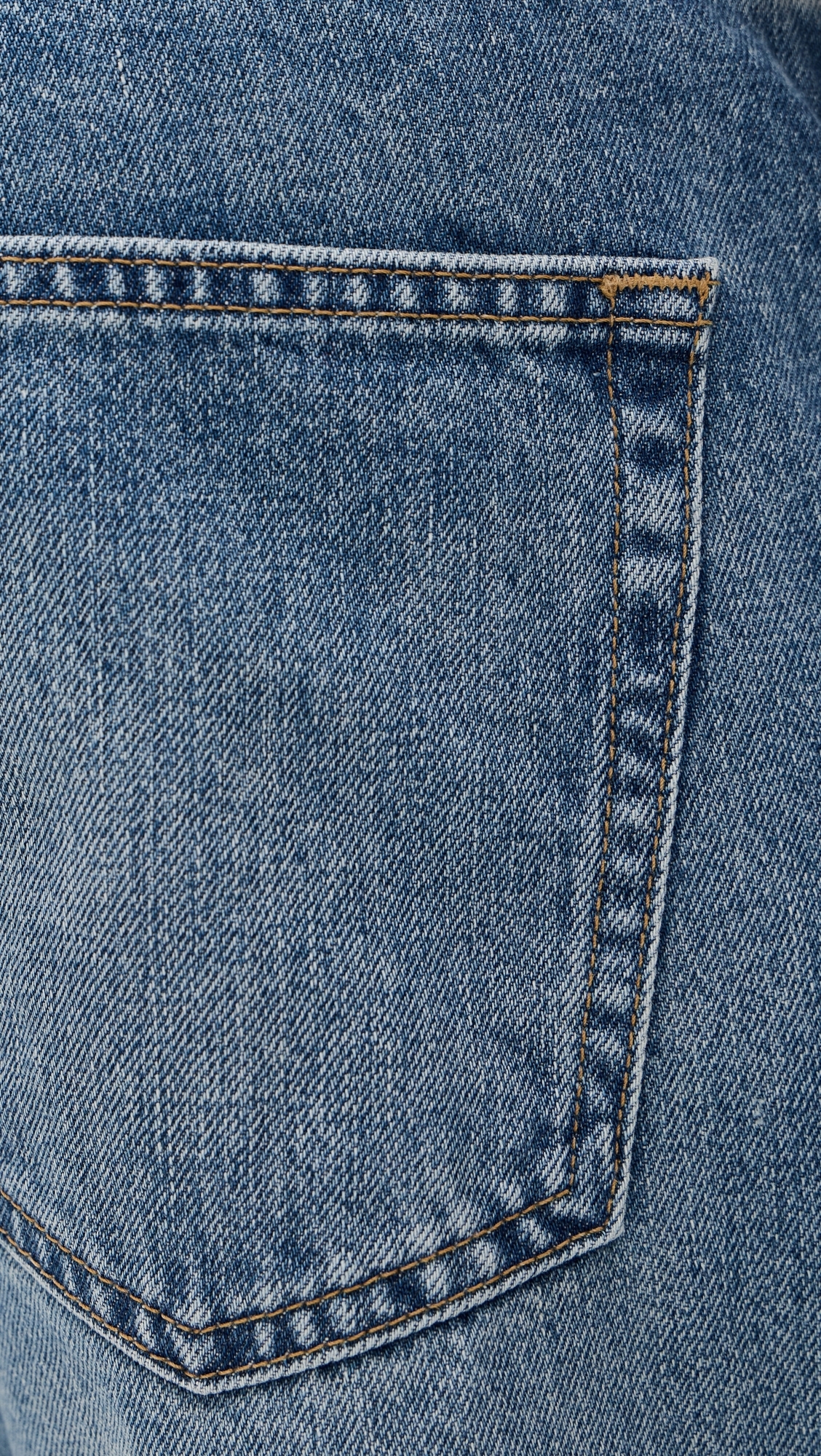 60s Straight Denim Jeans Vintage Indigo