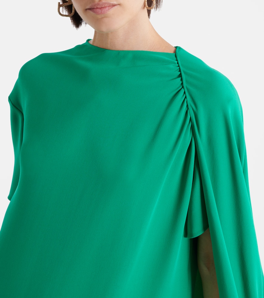 Cady Couture caped midi dress