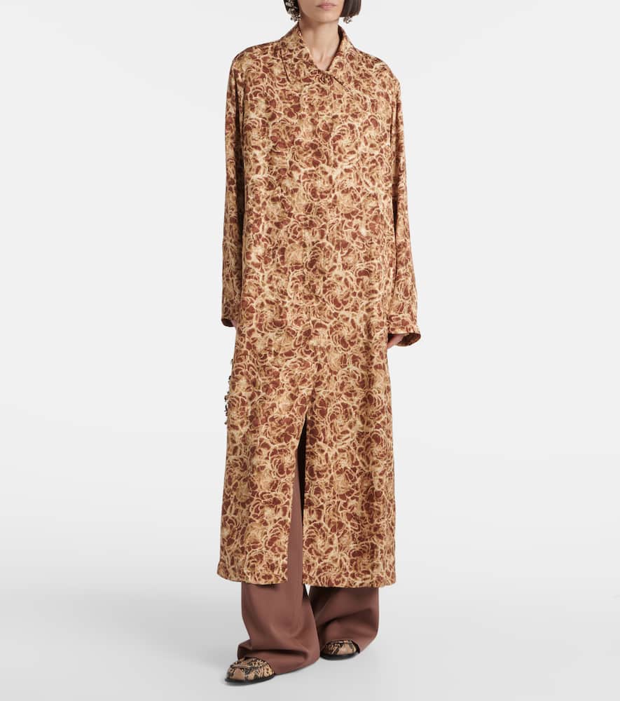 Leopard-print coat