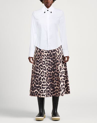 Woman Shirt White Size 6 Cotton, Polyamide, Elastane