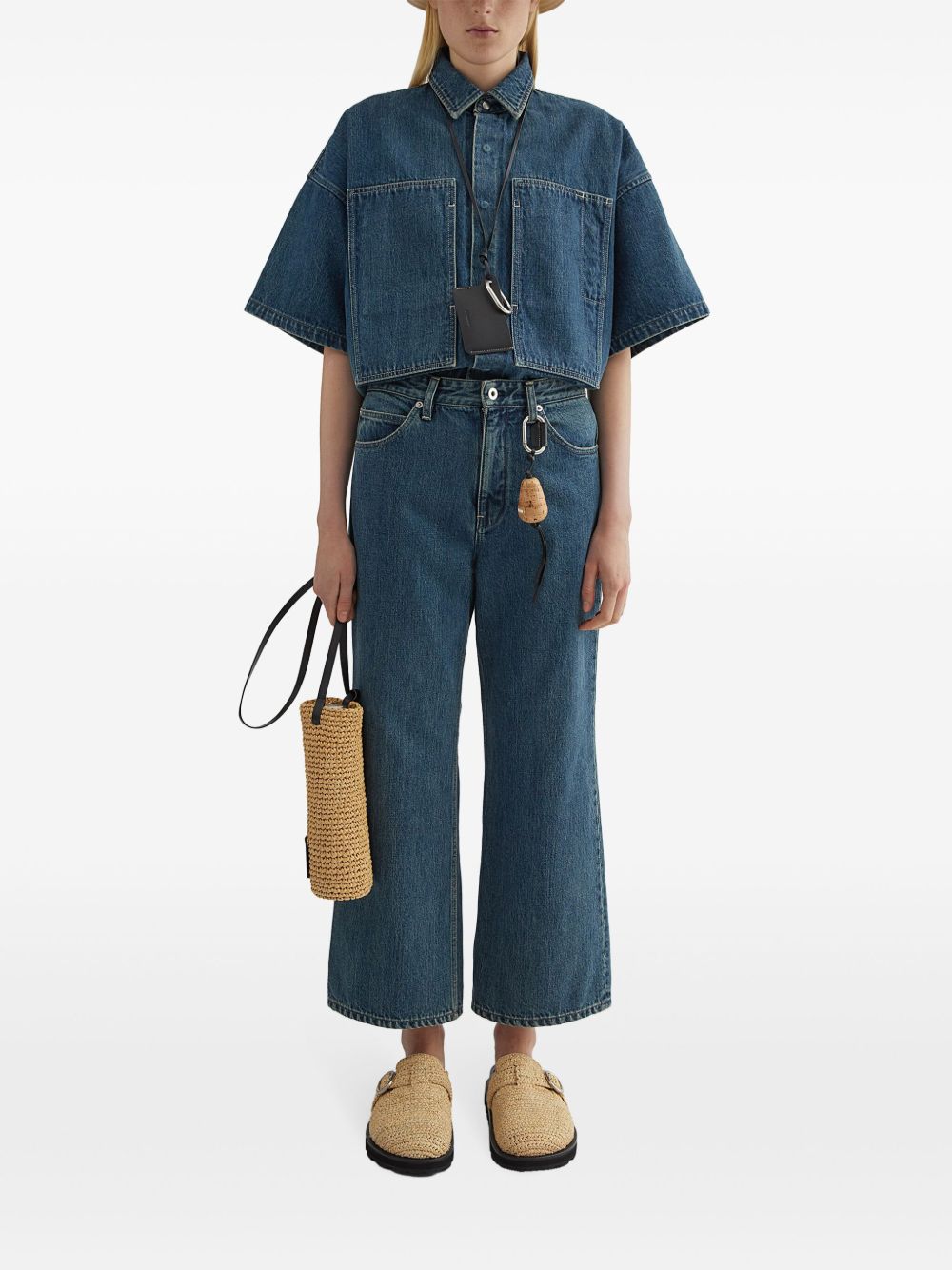 Jil Sander Plus Denim Wide Leg Jeans