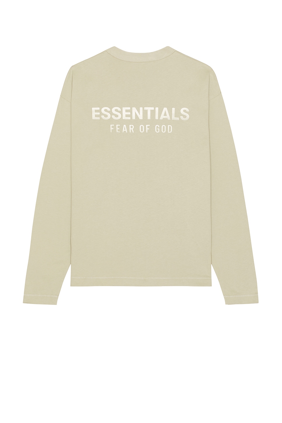 Fear of God ESSENTIALS Classic Fit Long Sleeve Tee in Grey. - XL/1X also in