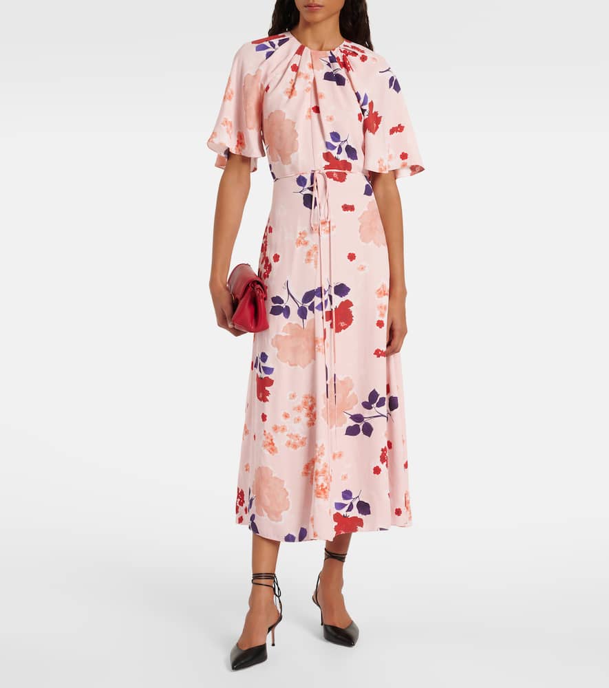 Floral shirt dress