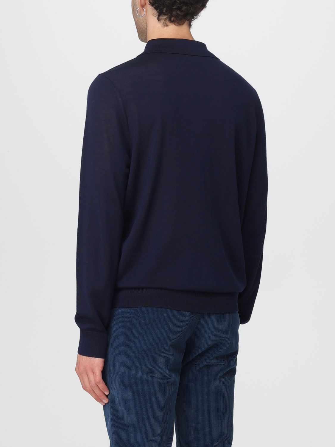 Polo Shirt Men color Blue