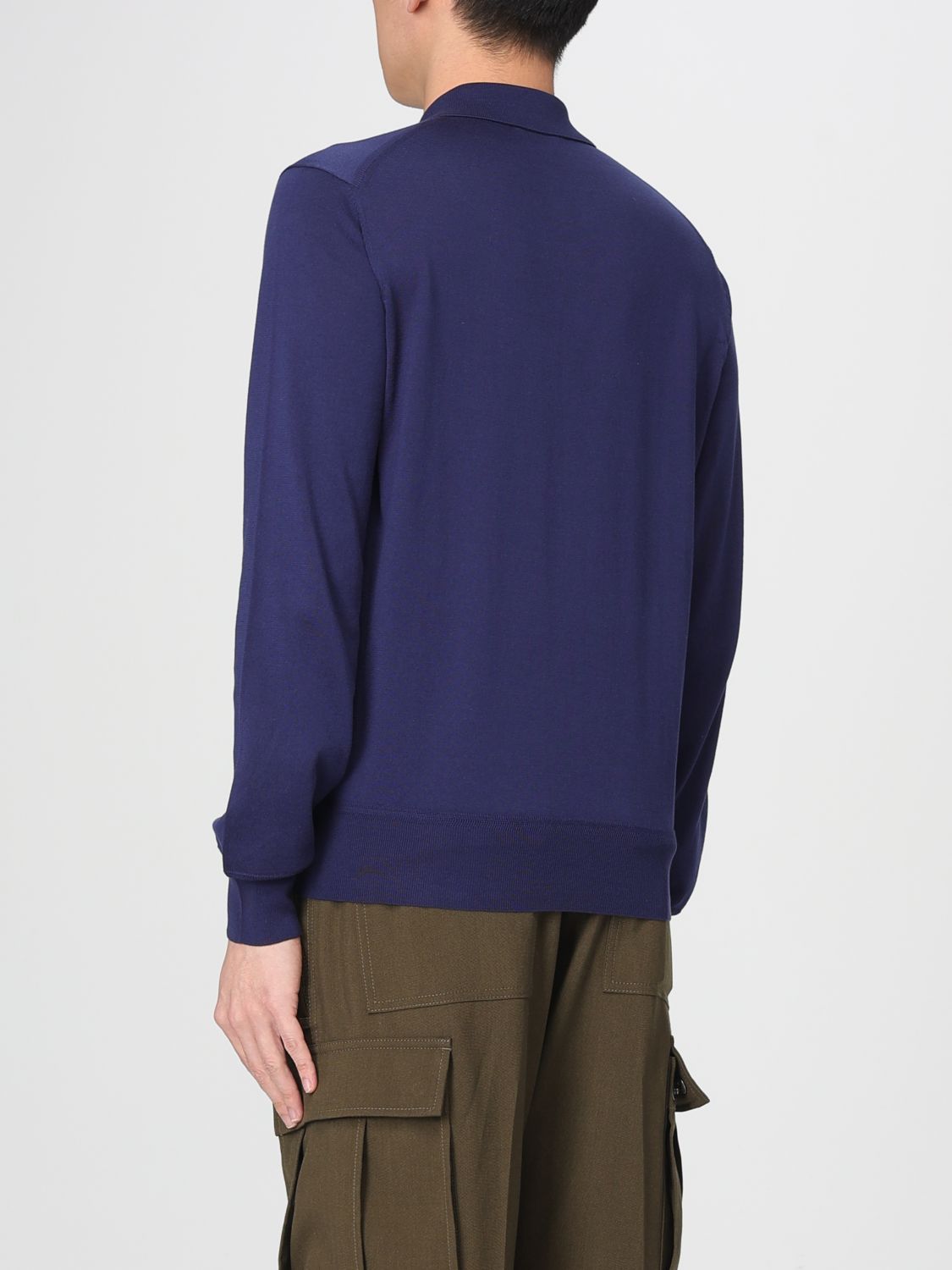 Polo Shirt Men color Blue