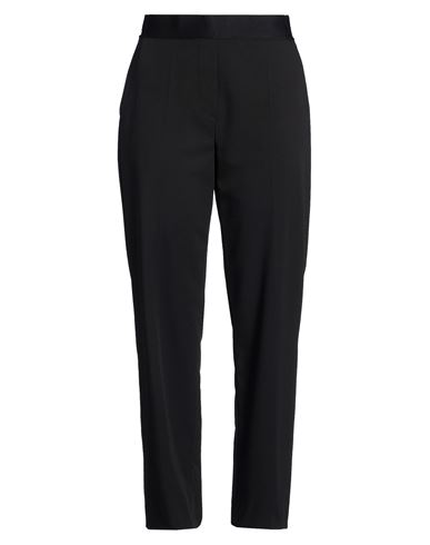 Woman Pants Black Size 10 Polyester, Viscose, Elastane