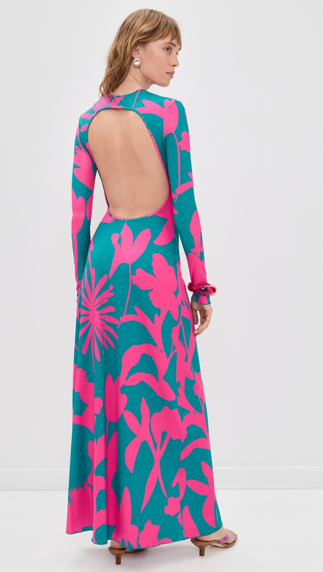 Sam Dress Fuchsia Flora