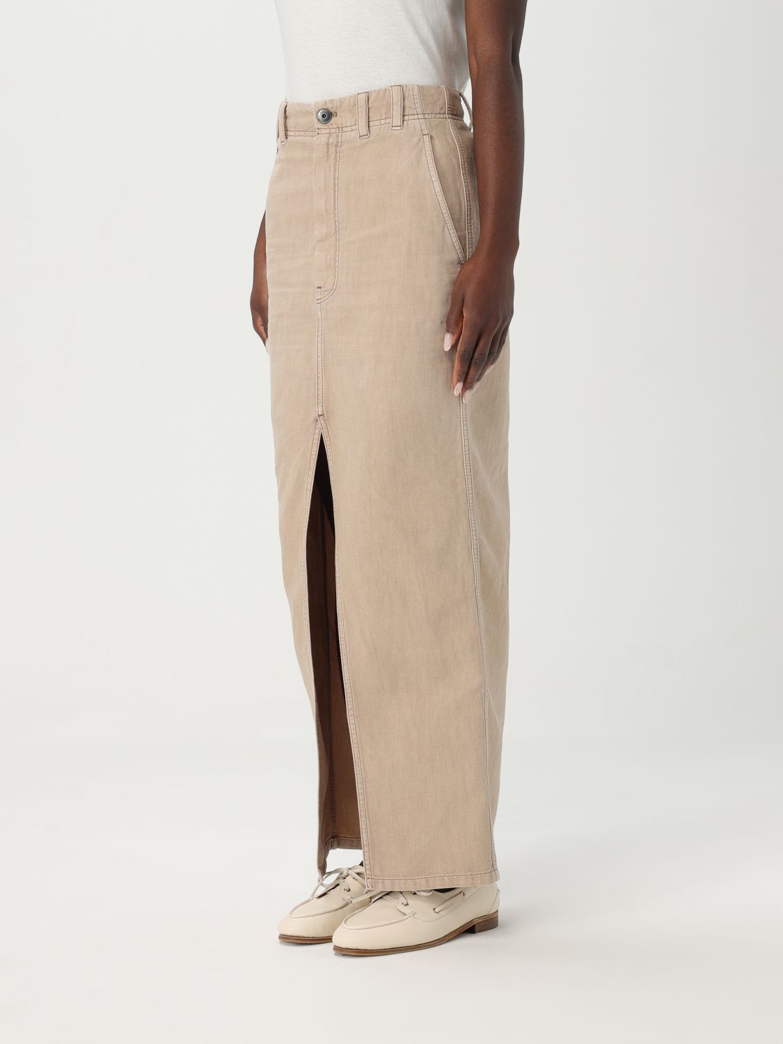 Skirt Woman color Beige