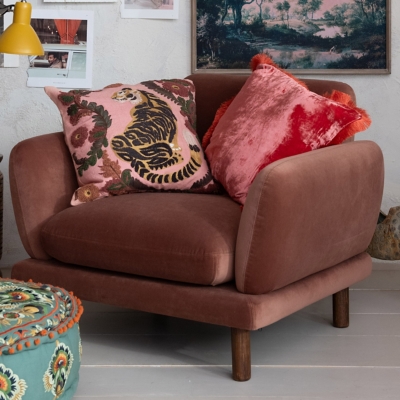 Storied Home Slub Pillow, Multi