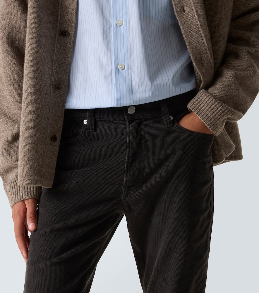 L'Homme Slim cotton corduroy slim pants