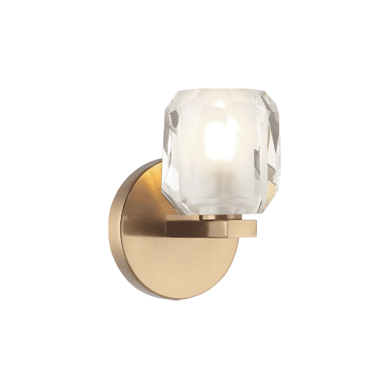 Matteo Carleton 1-Light Wall Sconce In Aged Gold Bra