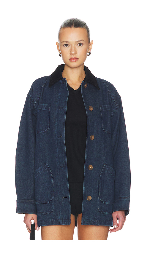 Tularosa Harlow Barn Jacket in Blue. L. Also in XXS, XS