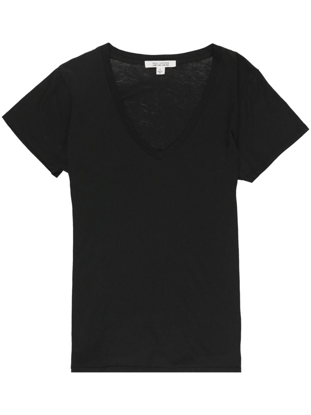 Carol V-neck T-Shirt - Black