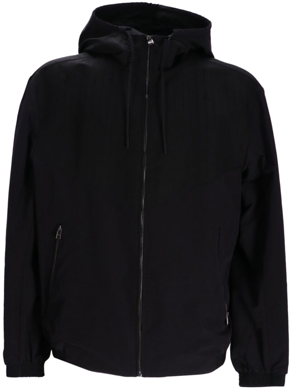 Zip-fastened hoodie - Black