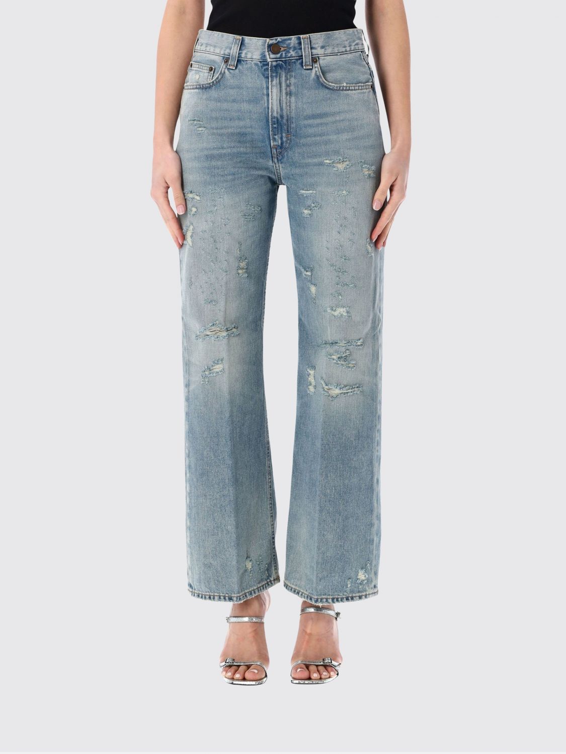 Jeans Woman color Sky Blue