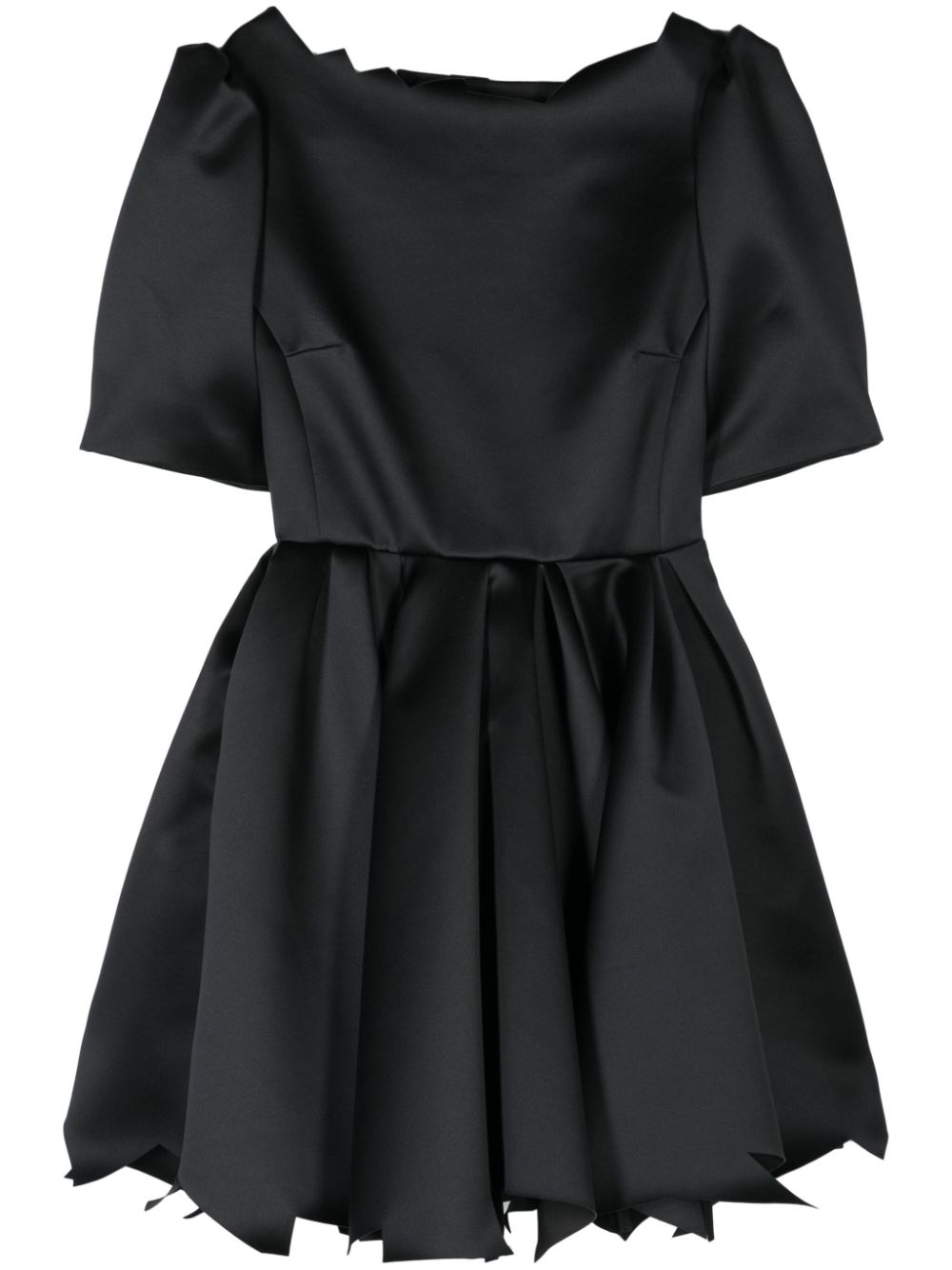 Cut out-detail mini dress - Black