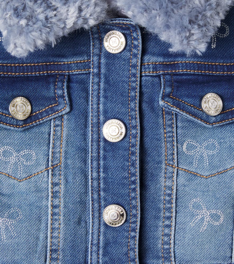 Embroidered denim jacket