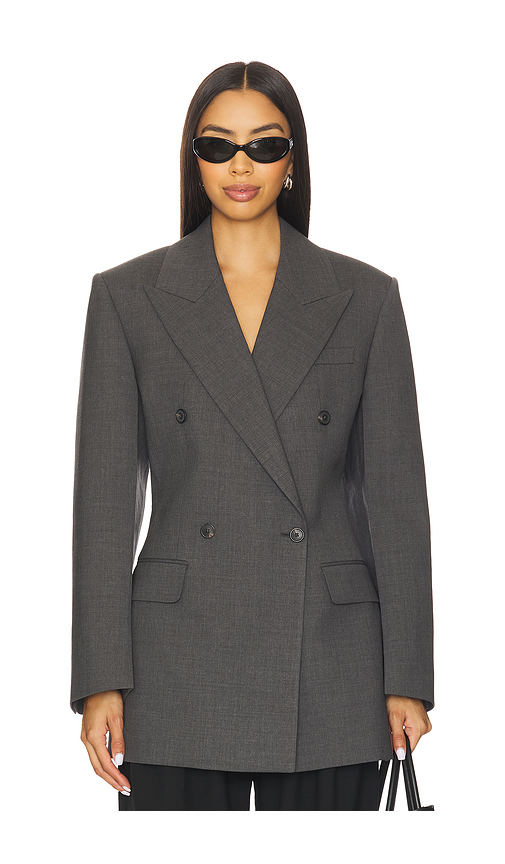 Rohe blazer tipo reloj de arena en color gris 38 también