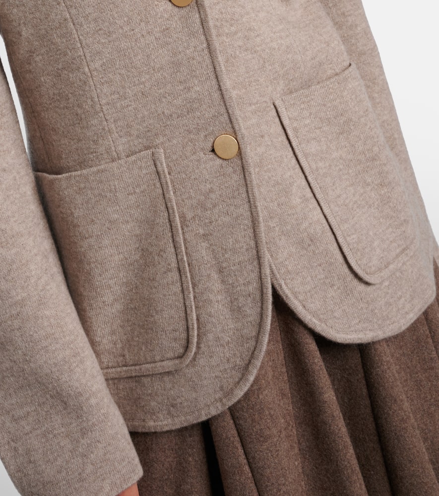 Wool and cashmere blazer