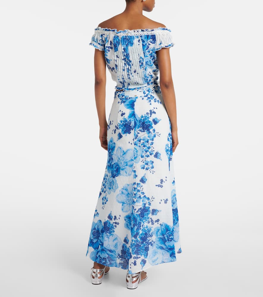 Bilitis floral maxi skirt