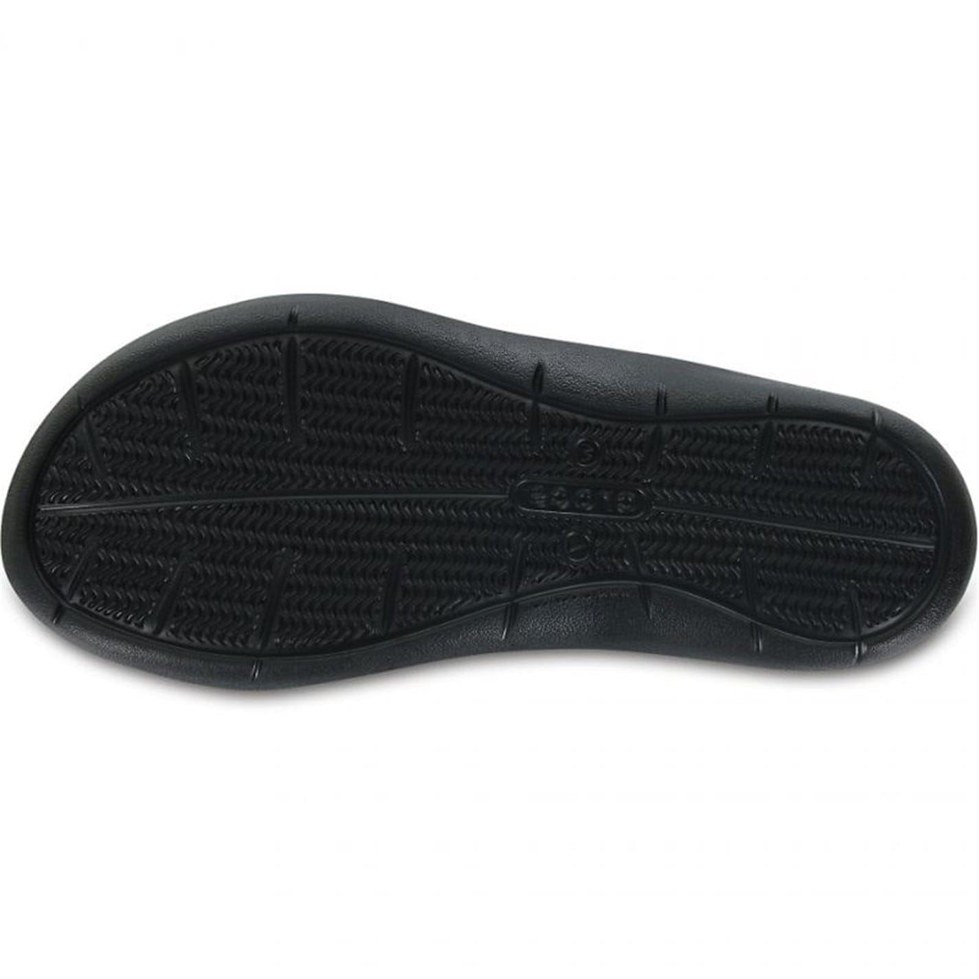 Crocs Womens Swiftwater Open Toe Slide Sandals in Black/Black