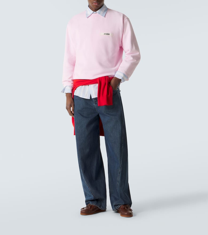 Gros Grain cotton fleece sweatshirt