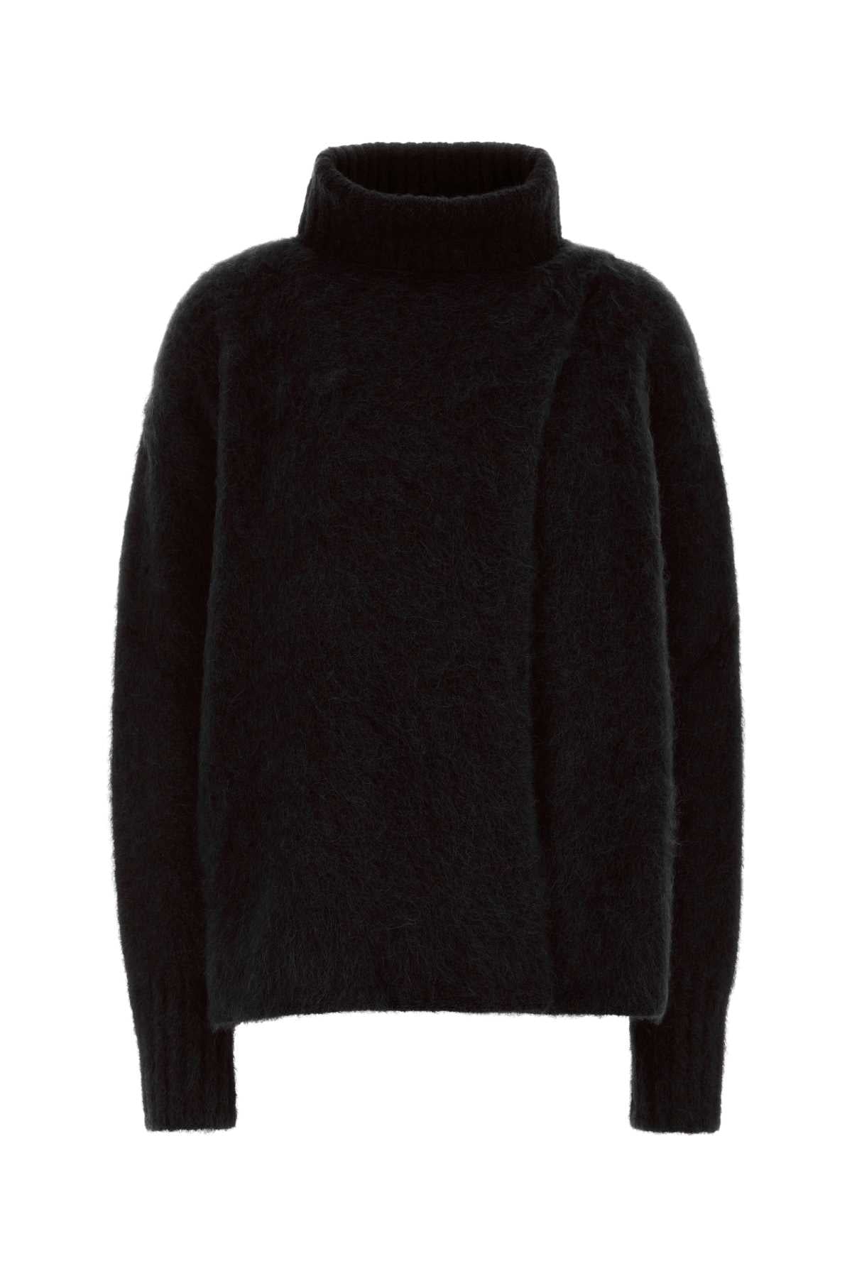 Highneck Sweater — Black