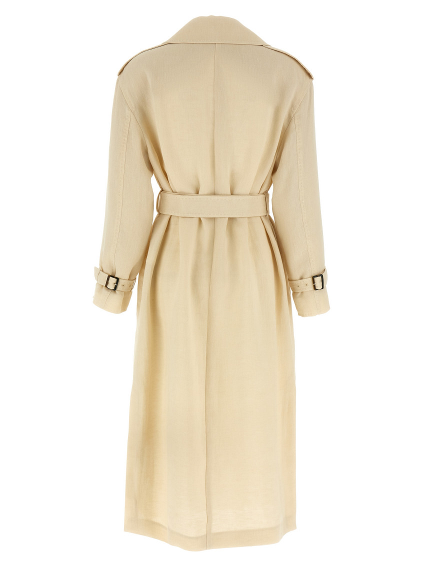 Beige Vieste Trench Coat