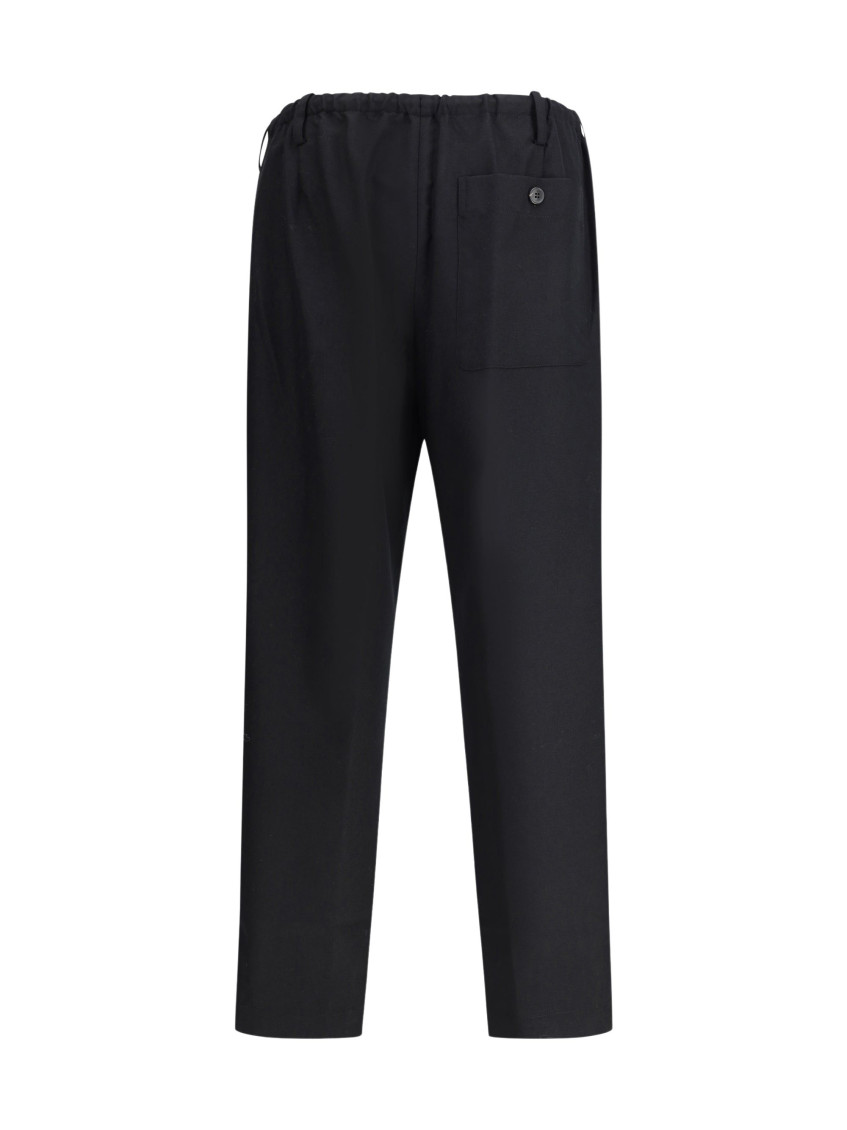 Dries Van Noten - drawstring waist straight leg trouser