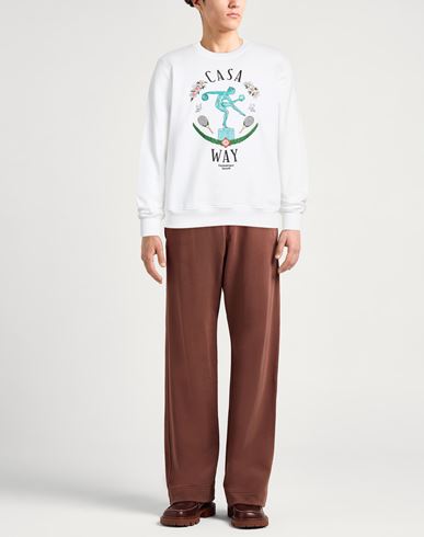 Man Sweatshirt White Size M Organic cotton