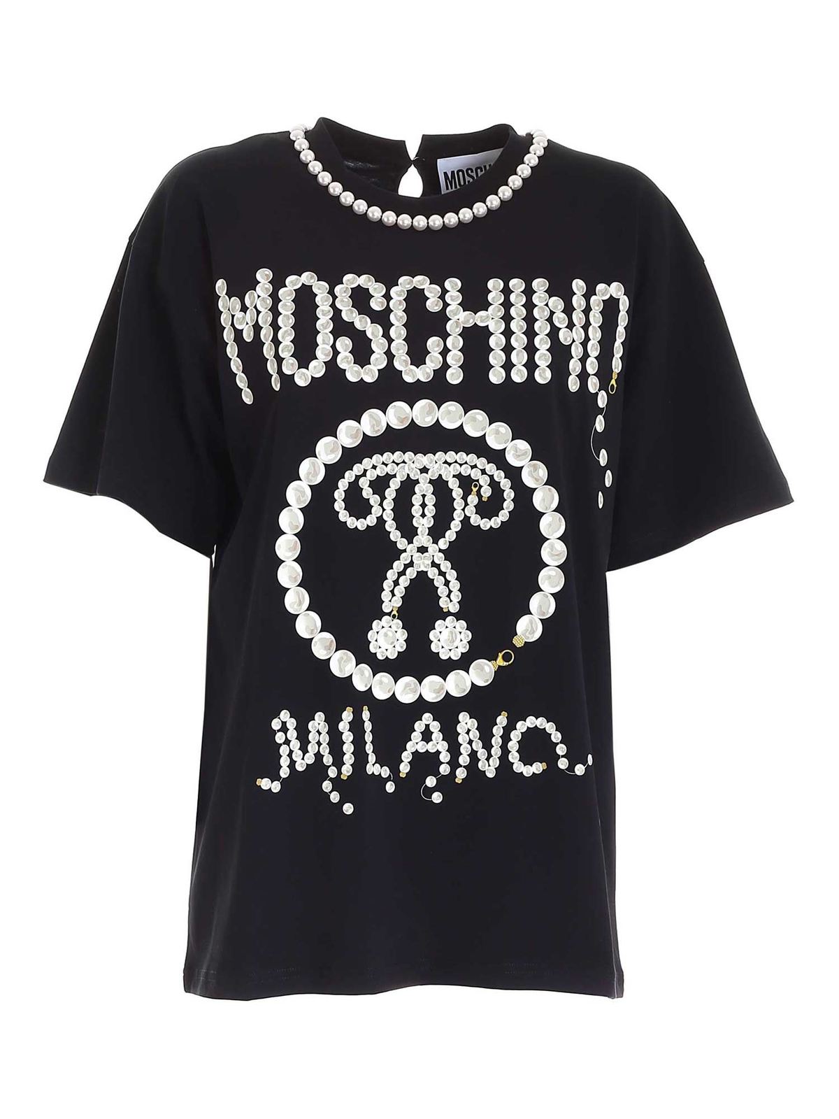 Pearls Double Question Mark logo T-shirt in b