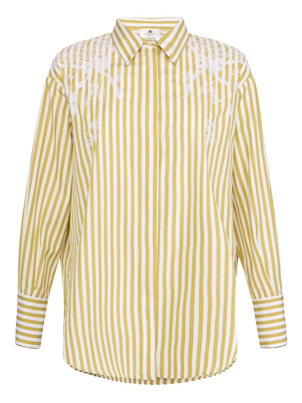 Elisabetta Franchi poplin shirt - Blue