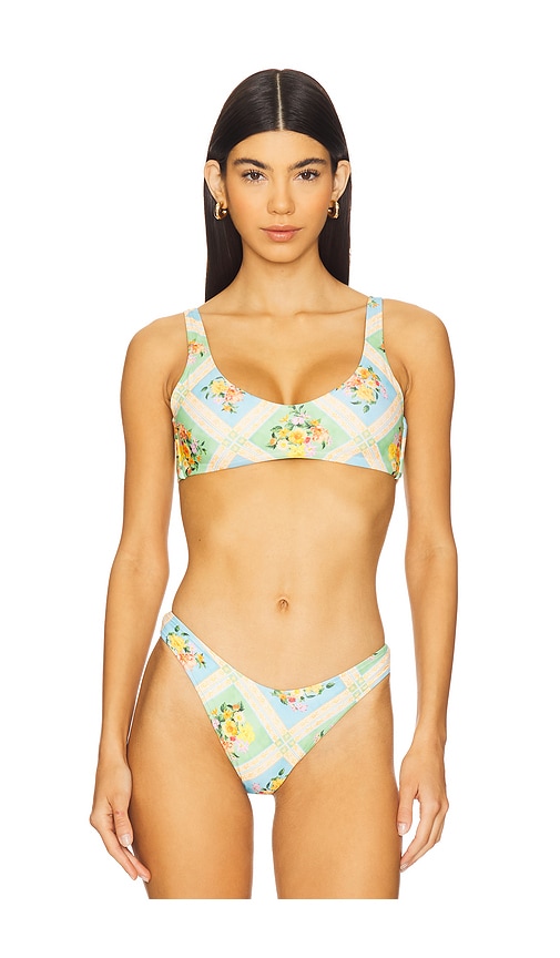 Show Me Your Mumu Sanibel Top in Blue,Green. -  XS also in L