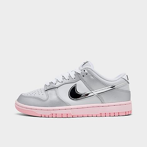 Women's Dunk Low LX Casual Shoes in Photon Dust/Pink Foam/Medium Soft Pink